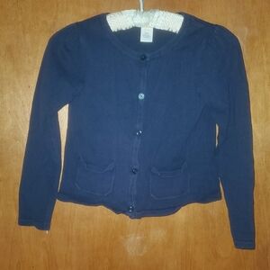 Gymboree Dark Blue Cotton Cardigan